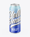 Matte Drink Can Mockup