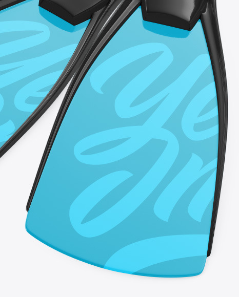 Glossy Flippers Mockup