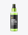 Clear Plastic Spray Bottle Mockup