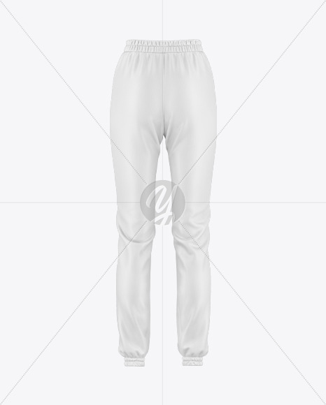 Women's Medical Pants Mockup - Back View