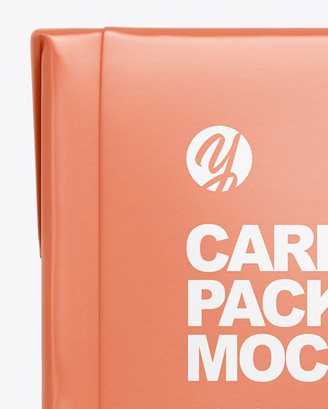 Matte Cardboard Package Mockup