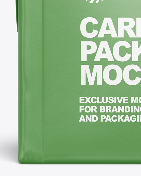 Matte Cardboard Package Mockup