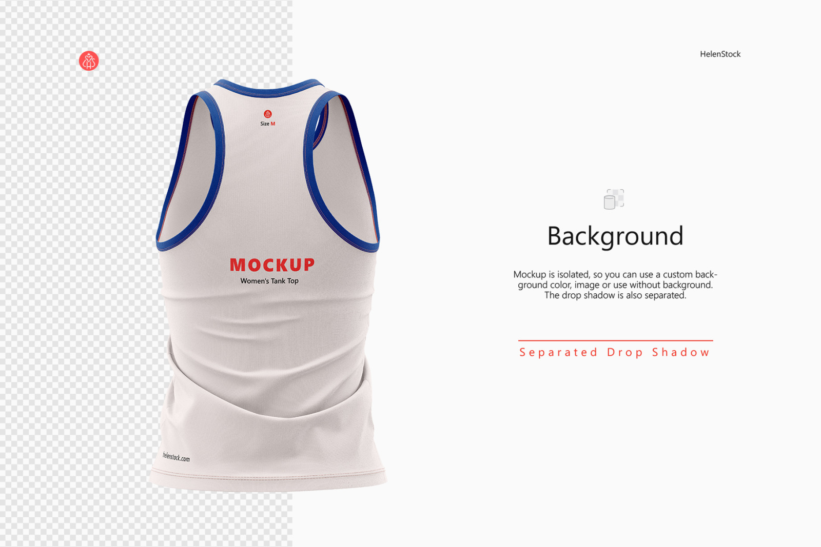 Women's Tank Top Mockup - Front and Back Views Women's Tank Top Mockup - Front and Back Views