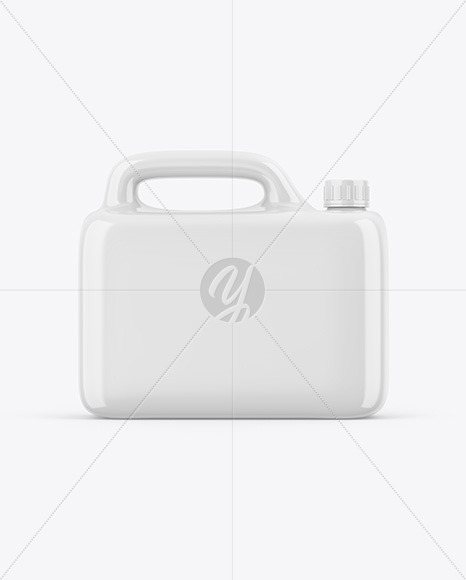 Glossy Jerry Can Mockup