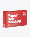 Matte Paper Box Mockup