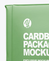Matte Cardboard Package Mockup