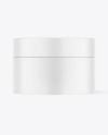 Matte Cosmetic Jar Mockup