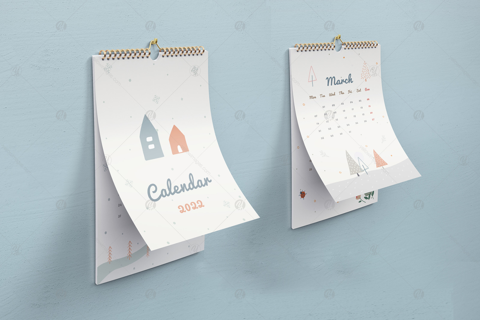 2022 Calendar Playful Illustration