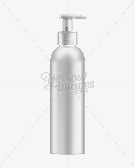 Metal Bottle with Batcher Mockup - Free Download Images High Quality