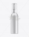 Cosmetic Bottle w/ Treatment Pump and Matte Smooth Cap Mockup