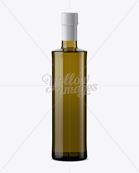 75cl Antique Green Kendo Bottle Mockup