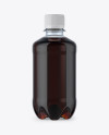 Plastic 330ml Bottle with Dark Drink Mockup