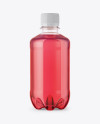 Clear Plastic 330ml Bottle with Soft Drink Mockup