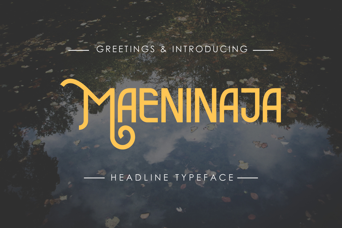 Maeninaja Typeface Maeninaja Typeface