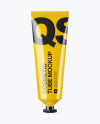 Glossy Cosmetic Tube Mockup