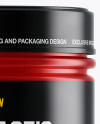 Glossy Plastic Protein Jar Mockup Glossy Plastic Protein Jar Mockup