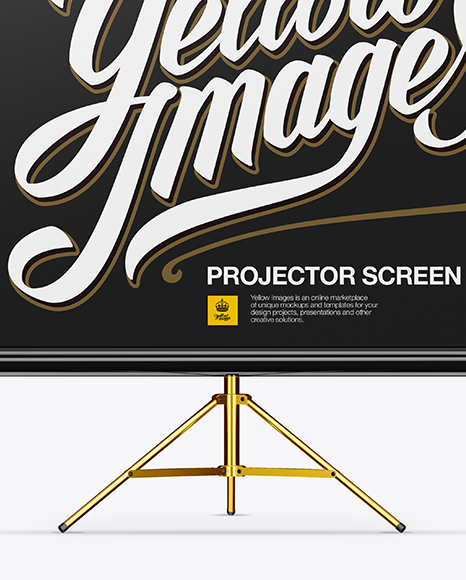 Projector Screen Mockup