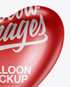 Heart Shaped Balloon Mockup