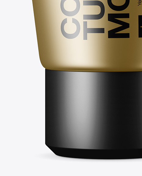Metallic Cosmetic Tube Mockup
