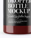 Glossy Dropper Bottle Mockup