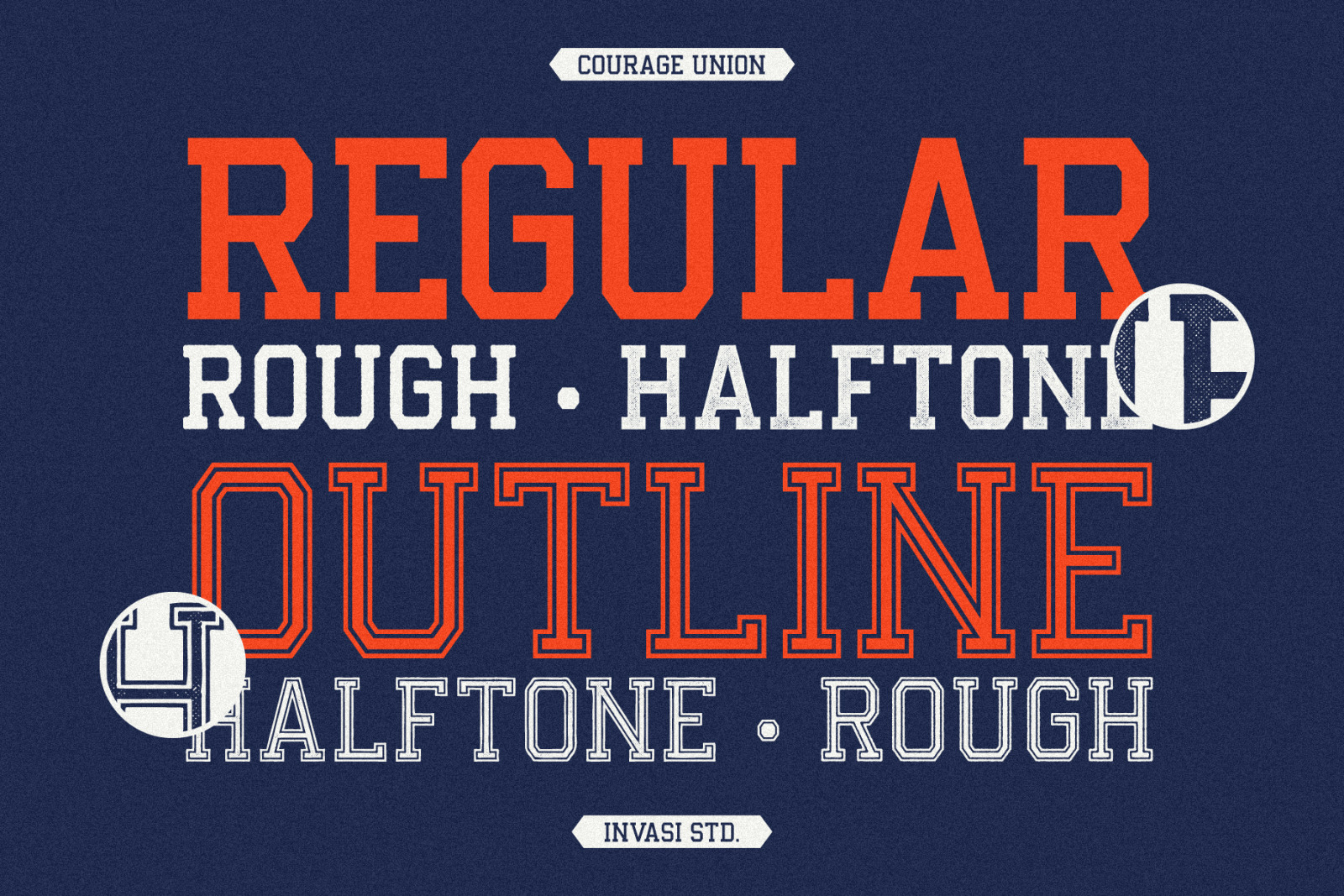 Courage Union - Athletic Slab Font