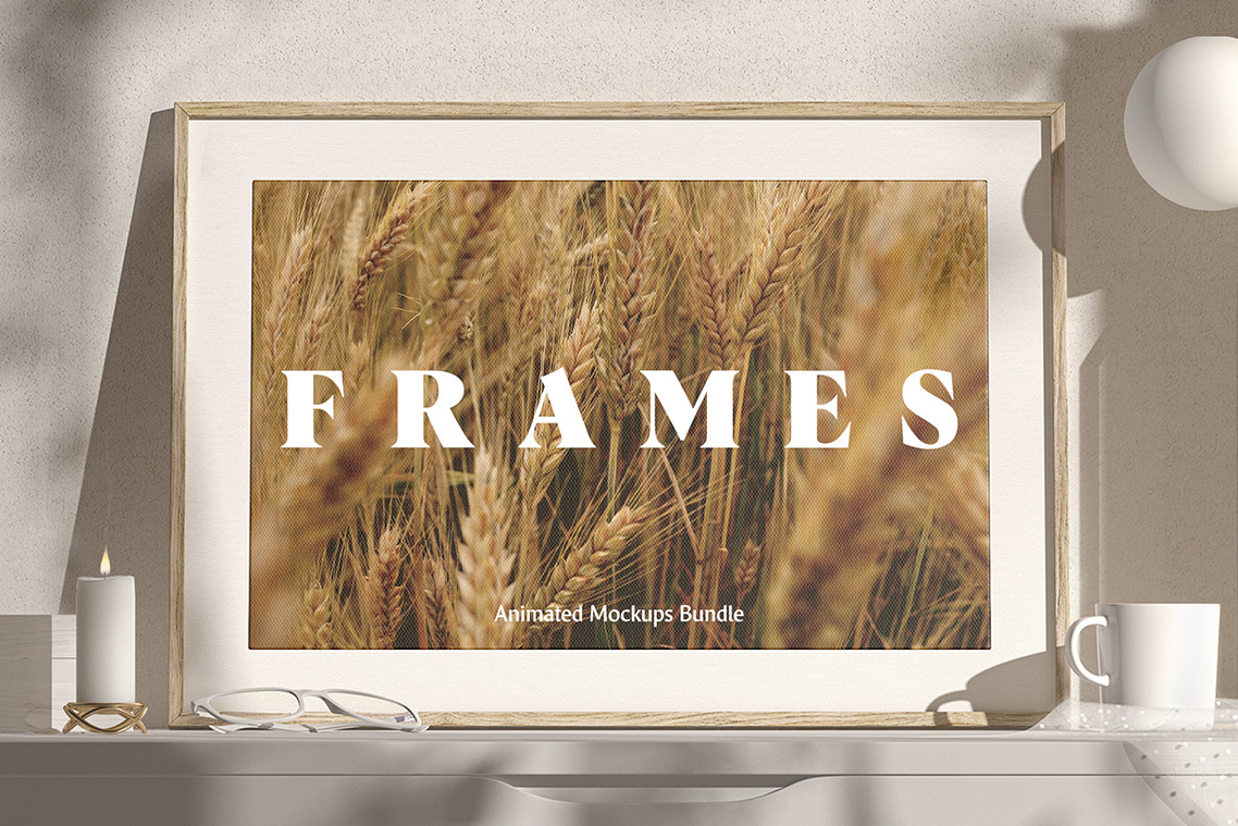 Frames Animated Mockups Bundle