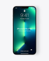 iPhone 13 Pro Max Silver Mockup