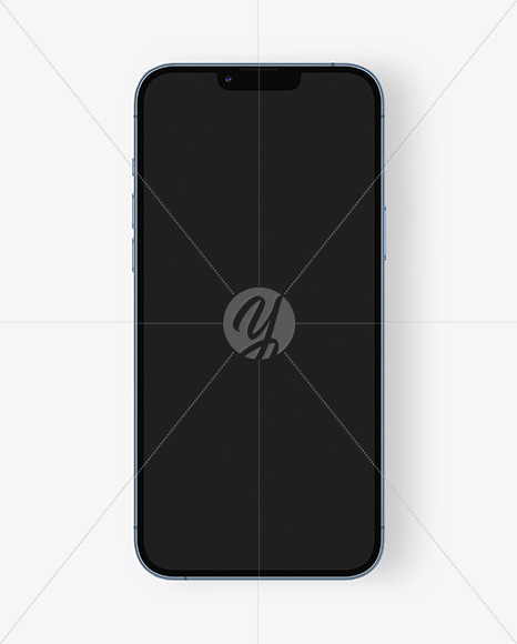 iPhone 13 Pro Max Sierra Blue Mockup