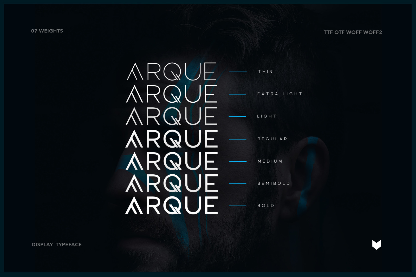 Arque Pro Typeface