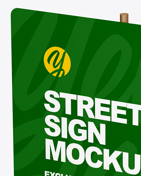 Street Sign Mockup