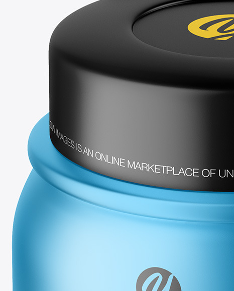 Metallized Honey Jar Mockup