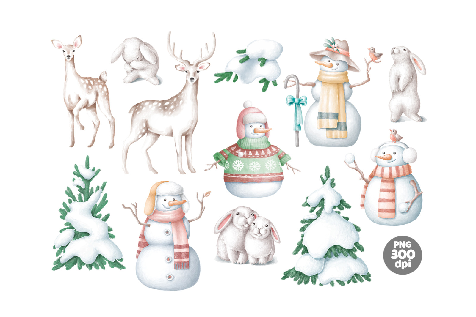 Winter Night clipart collection Winter Night clipart collection