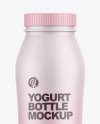 Matte Yogurt Bottle Mockup