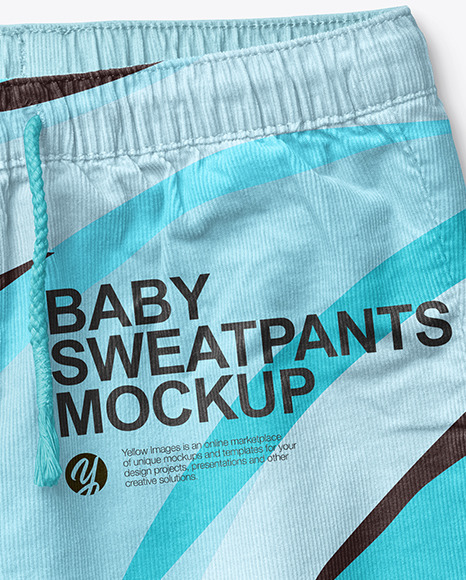 Baby Boy Sweatpants Mockup