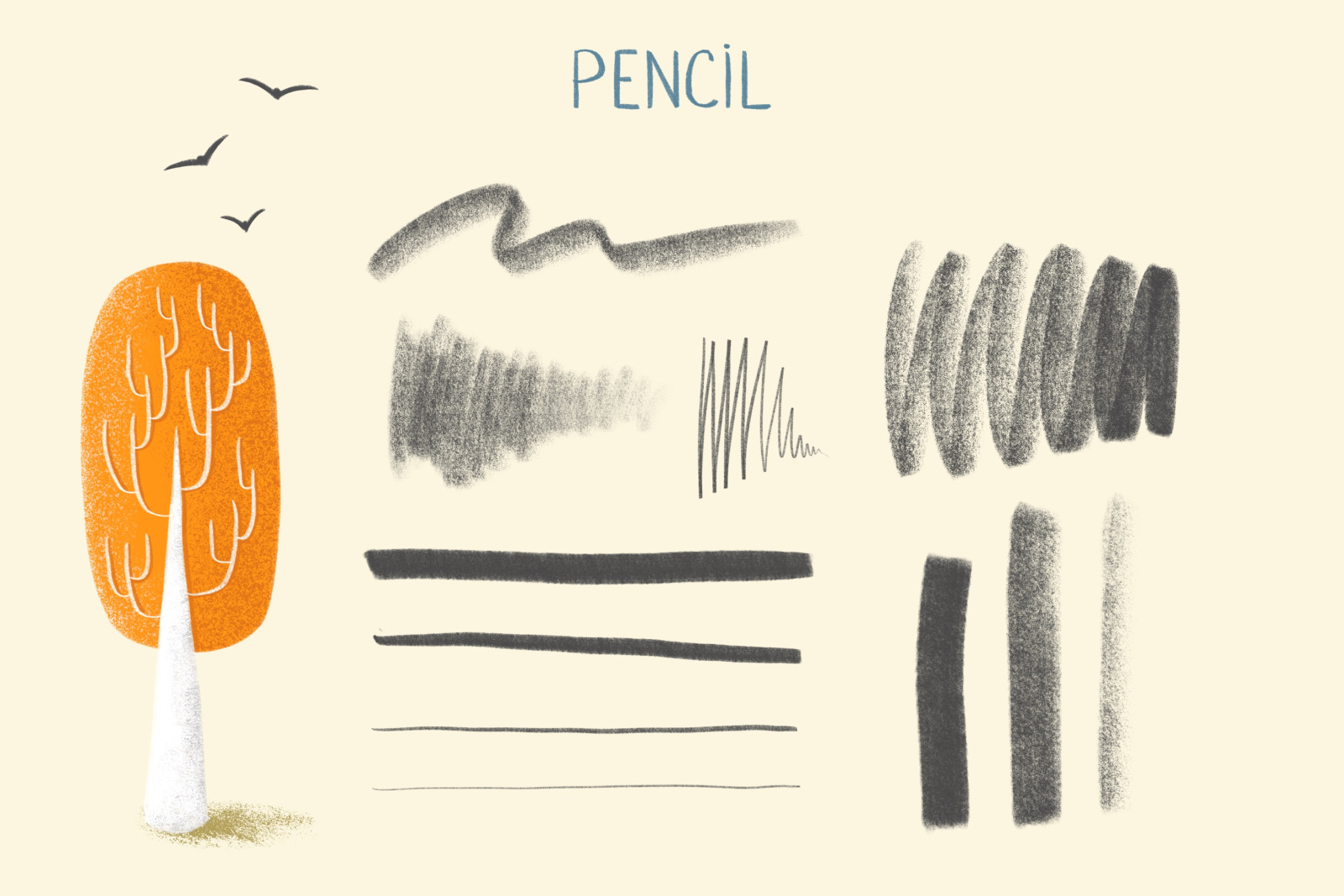 12 Texture Brushes for Procreate