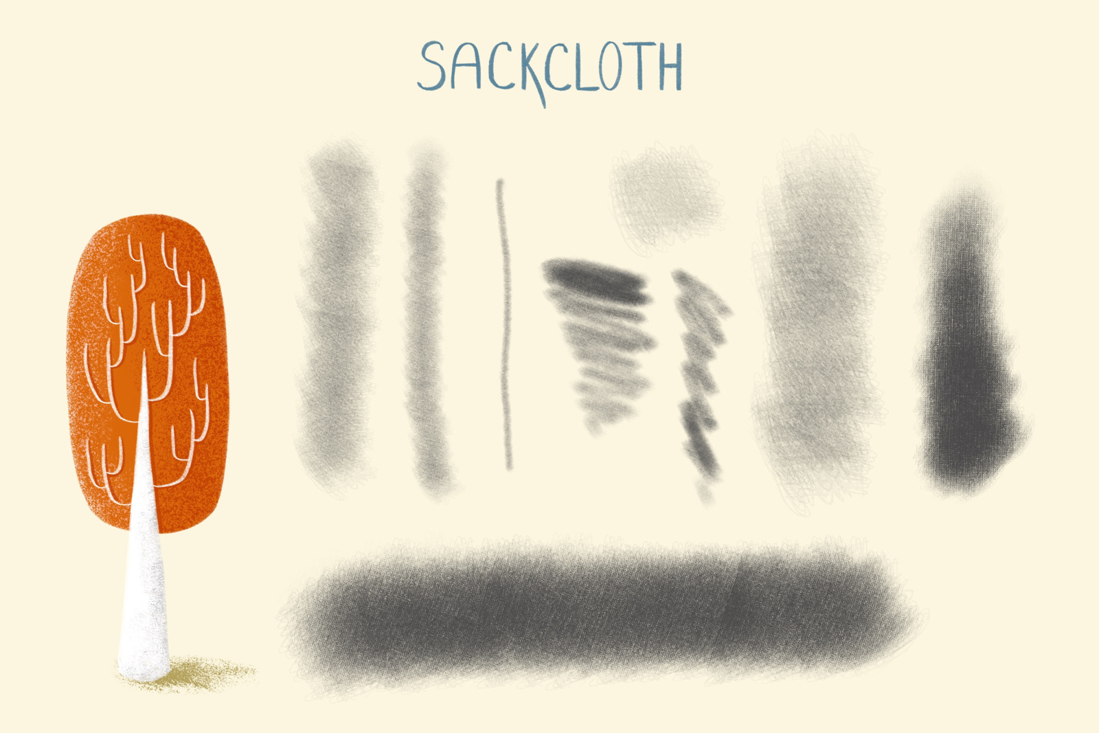 12 Texture Brushes for Procreate