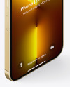 iPhone 13 Pro Max Gold Mockup