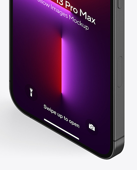 iPhone 13 Pro Max Graphite Mockup