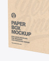 Kraft Paper Box Mockup