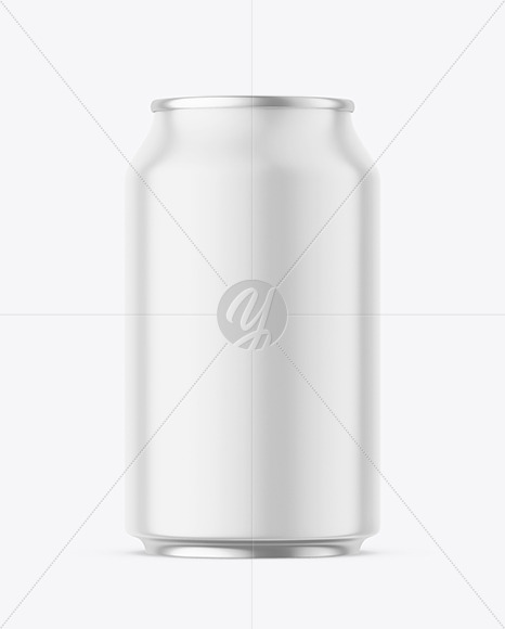 Matte Drink Can Mockup