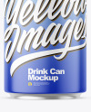 Matte Drink Can Mockup