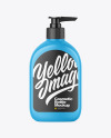 Matte Plastic Soap Bottle Mockup