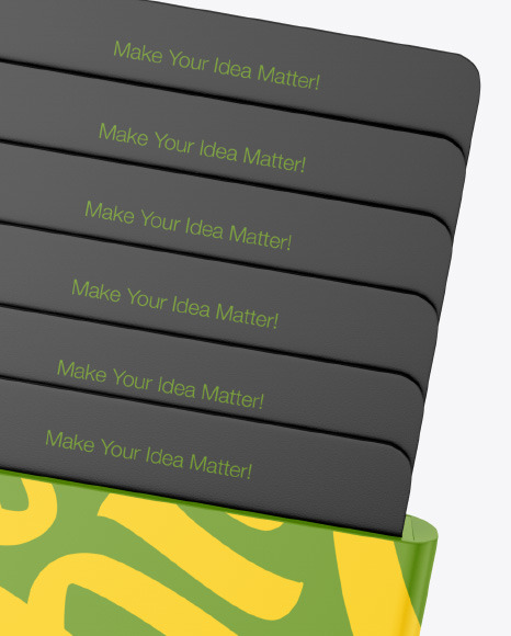 Matte Card Holder Mockup