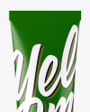 Glossy Cosmetic Tube Mockup Glossy Cosmetic Tube Mockup