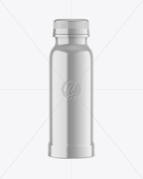 Metallic Plastic Bottle Mockup