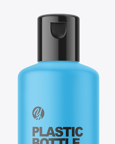 Matte Plastic Bottle Mockup