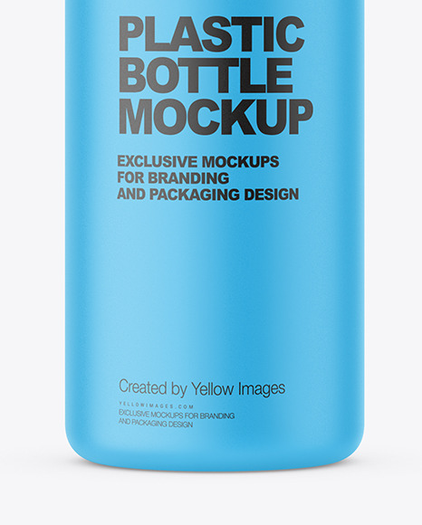 Matte Plastic Bottle Mockup Matte Plastic Bottle Mockup