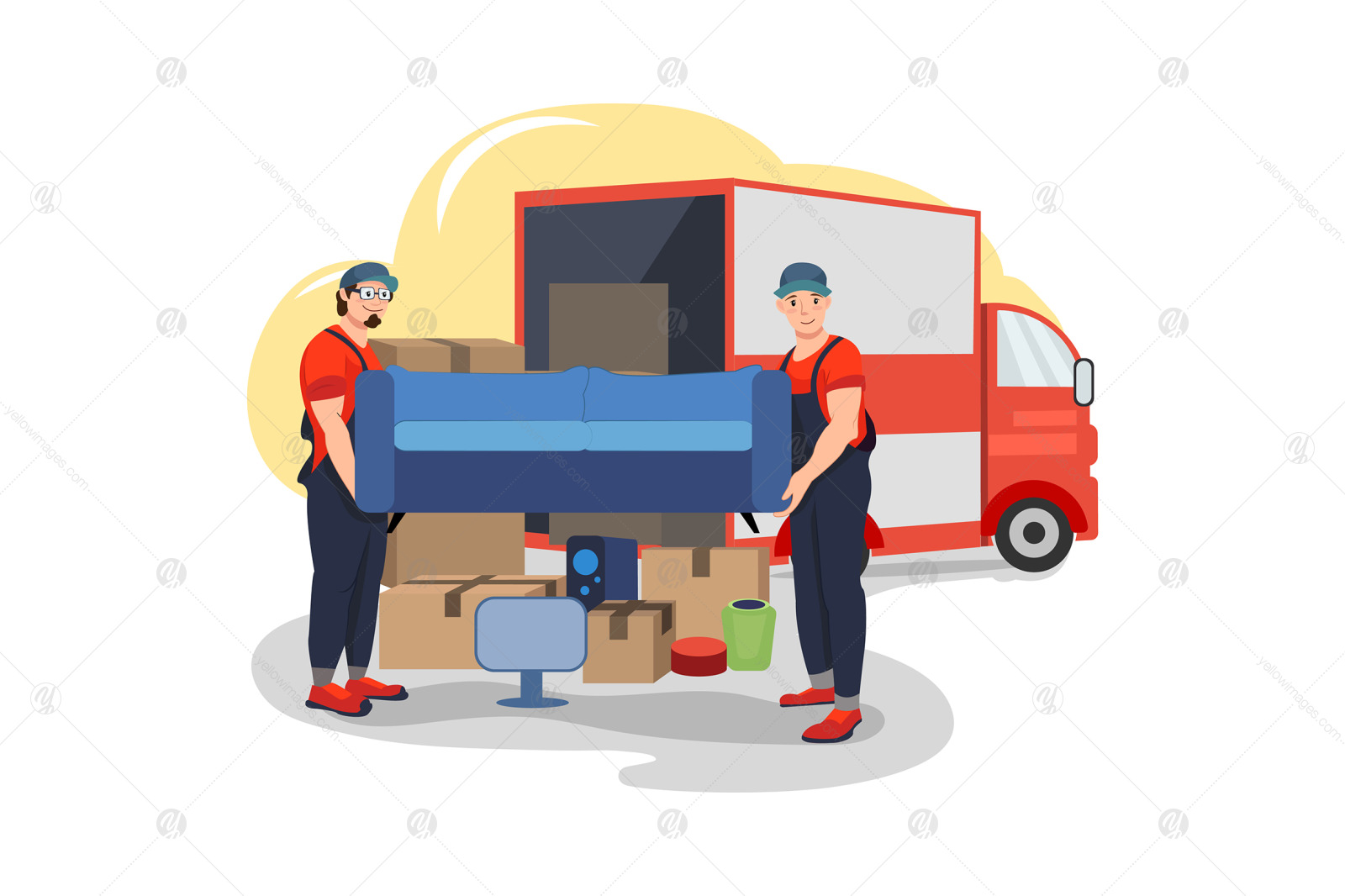 M345_Moving House Illustration Pack M345_Moving House Illustration Pack