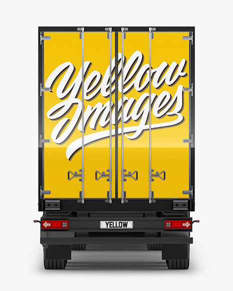 Truck Mockup - Back View