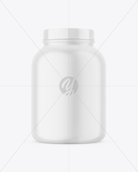 Matte Plastic Jar Mockup